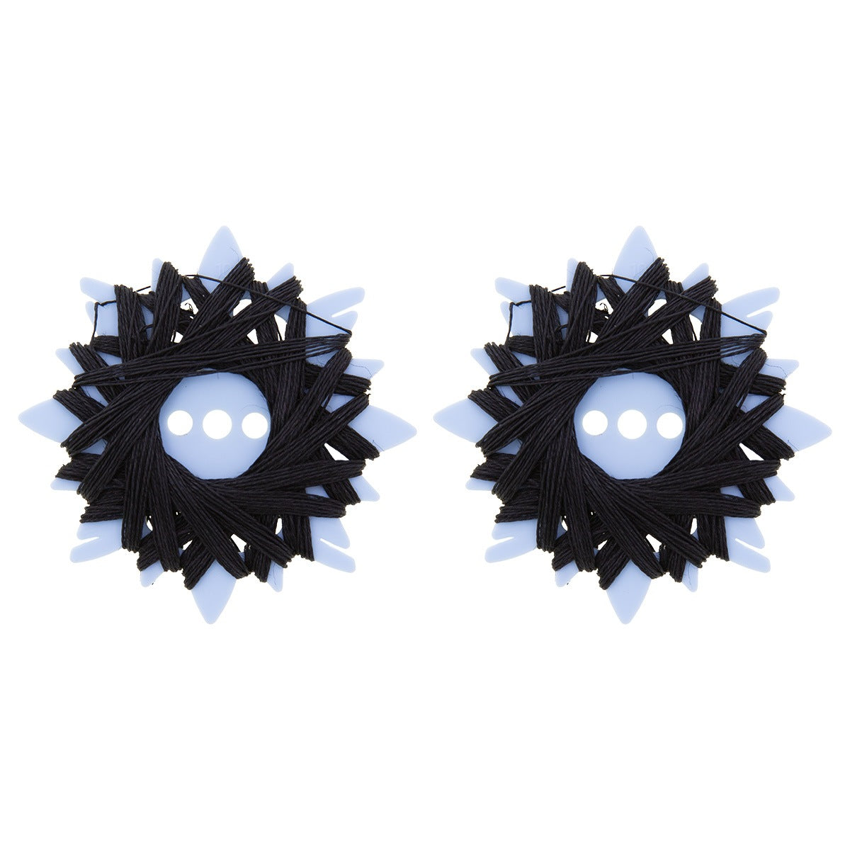 VENO Sternchenzwirn aus Ramie in schwarz – robuster Handnähzwirn auf 20 m Spule